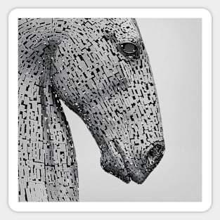 The Kelpies Sculpture in Falkirk Scotland Sticker